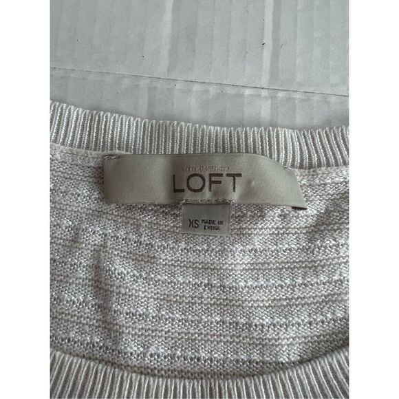 3/$15 or 5/$20 Loft size XS lightweight pullover 3/4 sleeve sweater - Picture 5 of 8